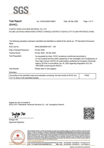 SVHC_SGS Test Report
