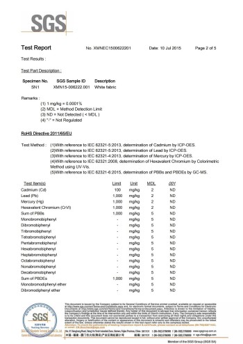 RoHS_SGS Test Report