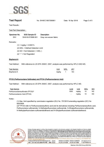 PFOA.PFOS.BPA_SGS Test Report