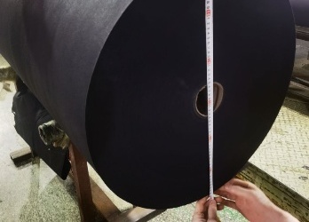 USA customer want 50gsm*150cm*1000m Black color for grocery totes