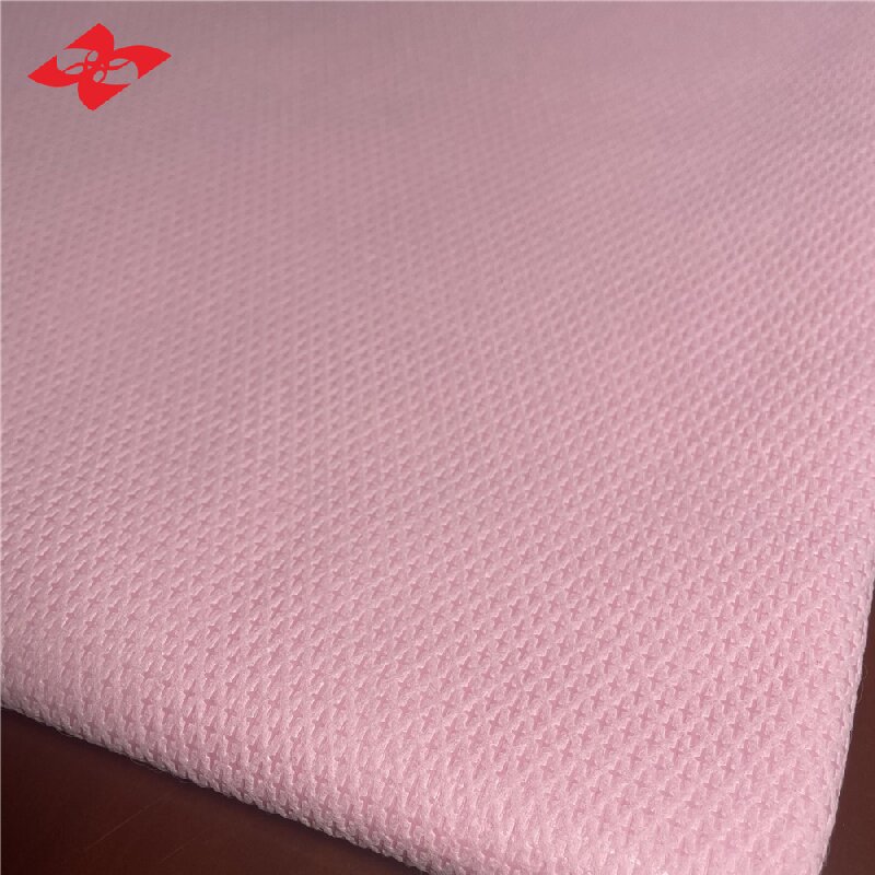 65GSM Colorful Cross Design Pp Spunbond Non-woven Fabric